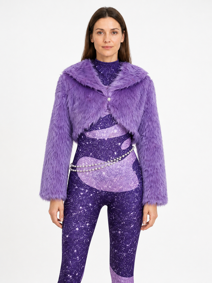 Purple Plush Cosplay Costume Inspired by Zootopia Costumes detail 3