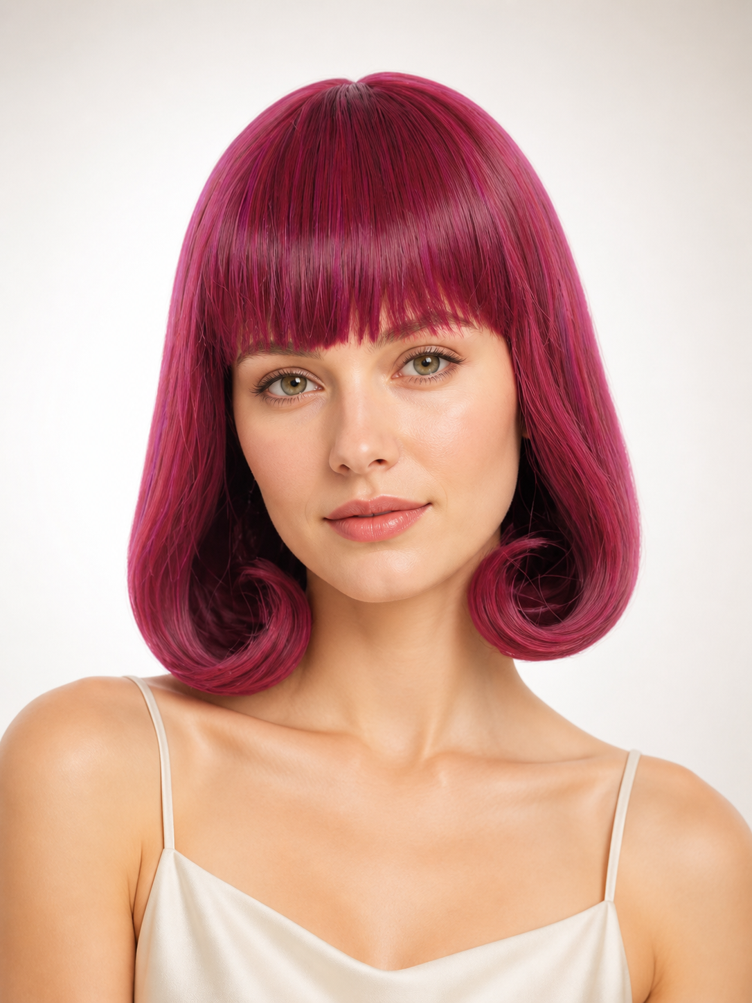 Gradient Bob Wig for Halloween and Cosplay Costume Wigs detail 2