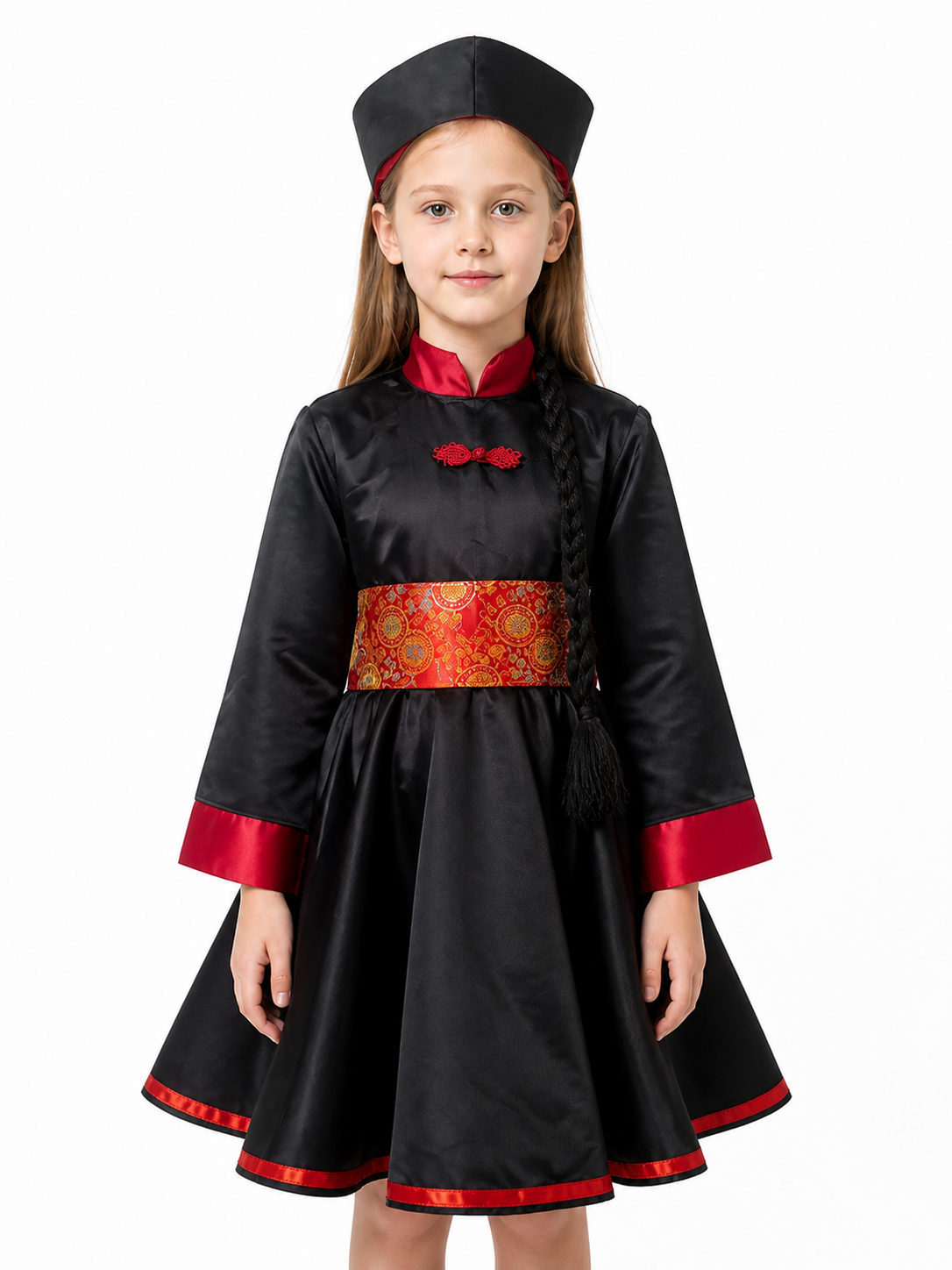 Zombie Costume Dress with Red Belt for Halloween Costume Dresses detail 3