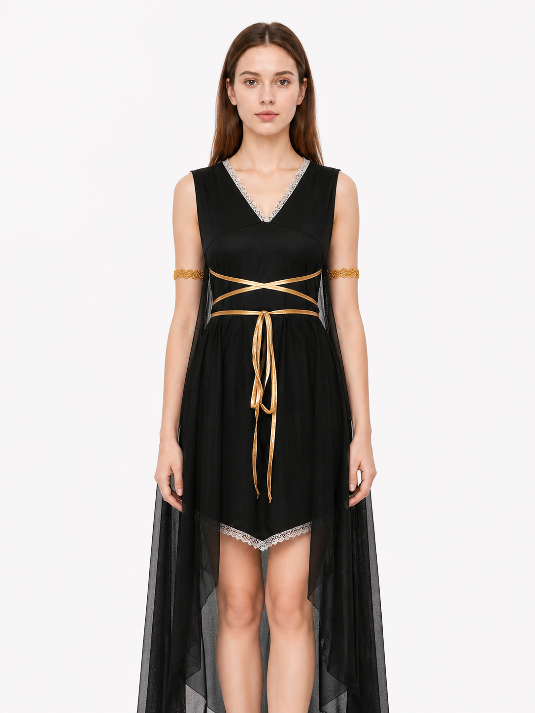 Costume with Dress and Long Sheer Cape Costume Dresses detail 2