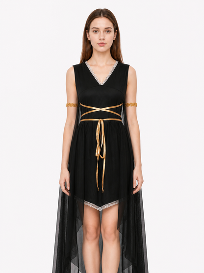 Costume with Dress and Long Sheer Cape Costume Dresses detail 2