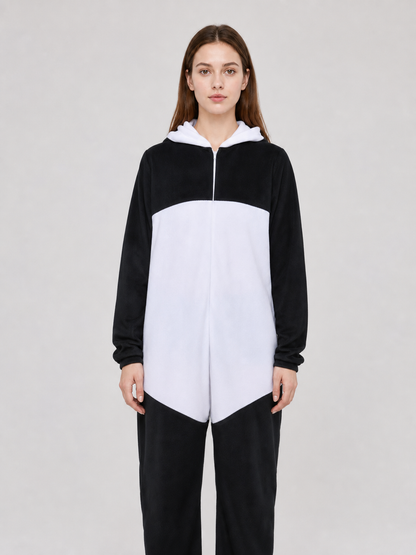 One-piece panda costume for cosplay and themed events