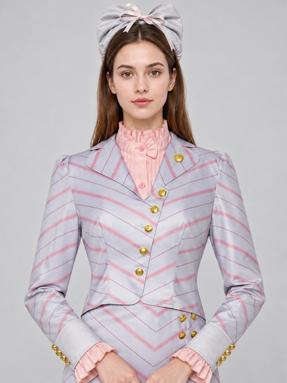 Cosplay costume with jacket, skirt, and headwear Costumes detail 2