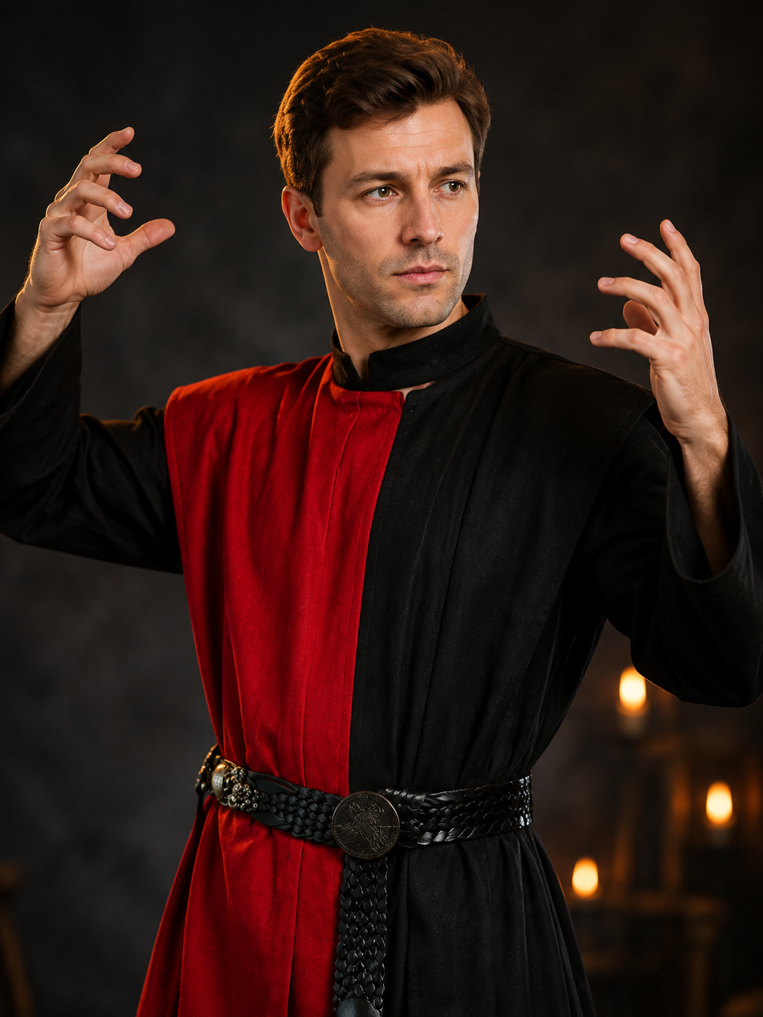 Medieval Renaissance-Style Tabard for Cosplay Costumes detail 2