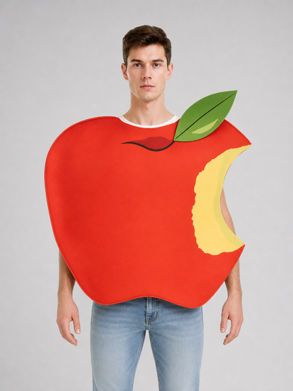 Apple-shaped costume for Halloween, cosplay, and stage performances