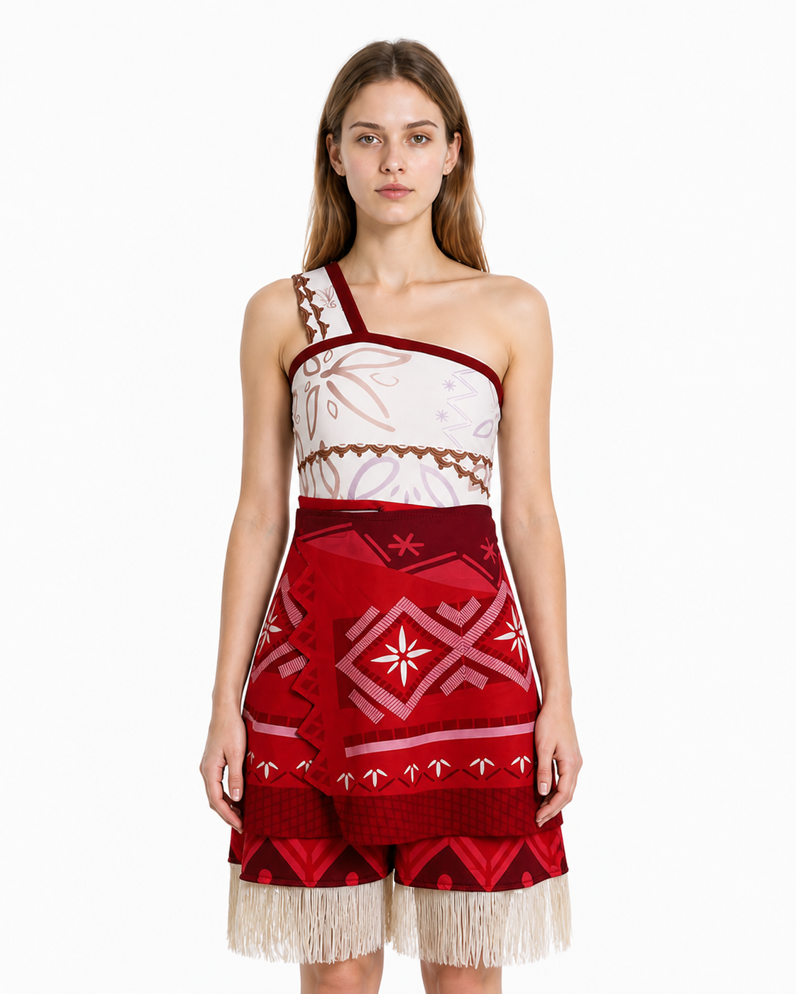 Jumpsuit Costume with Geometric Patterns and Fringe Costumes detail 3