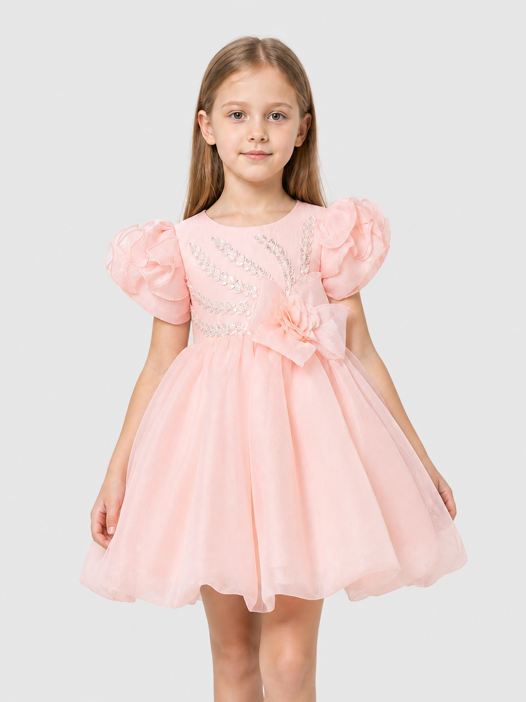 Full Dress with Layered Skirt and Sequins Costume Dresses detail 3