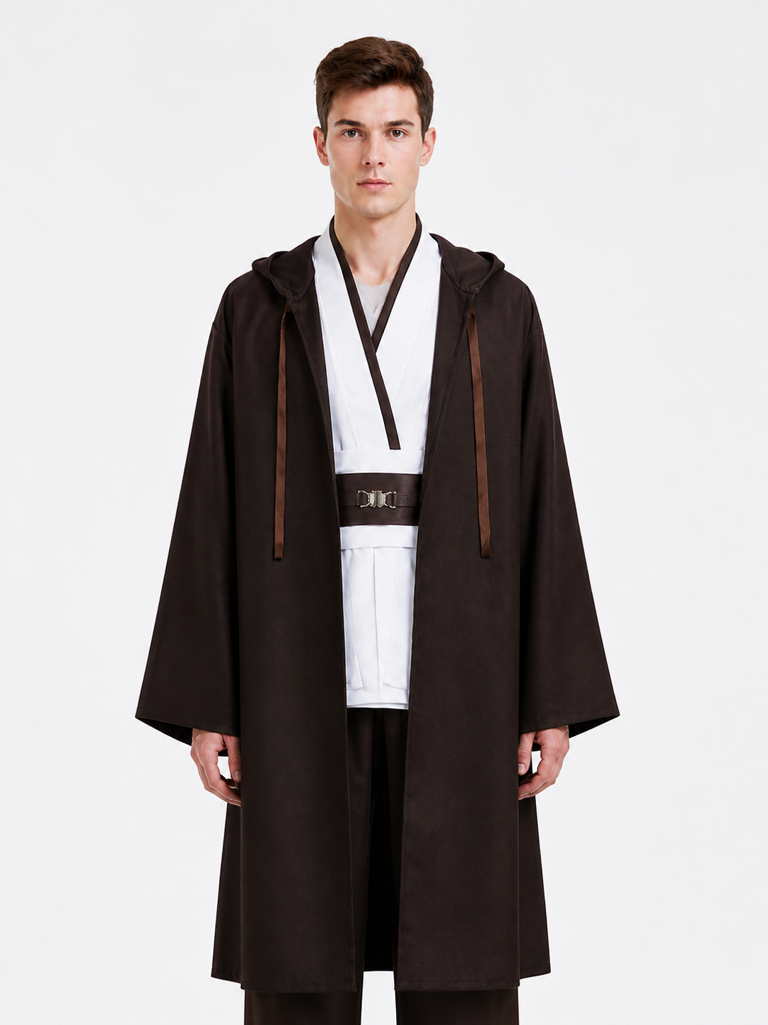 Obi-Wan Cosplay Costume with Hood and Belt Costumes detail 2