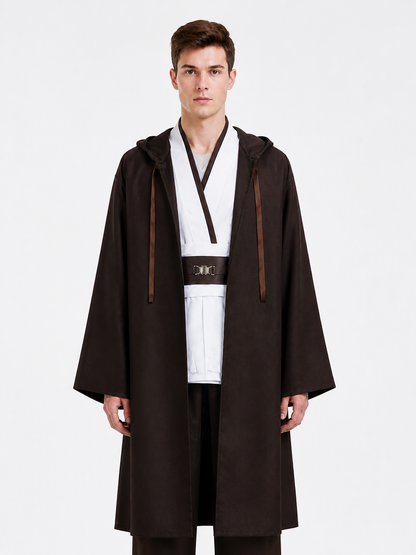 Obi-Wan Cosplay Costume with Hood and Belt Costumes detail 2