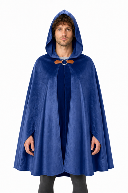 Cloak Cape with Pointed Hood and Wavy Hem Costume Capes detail 3