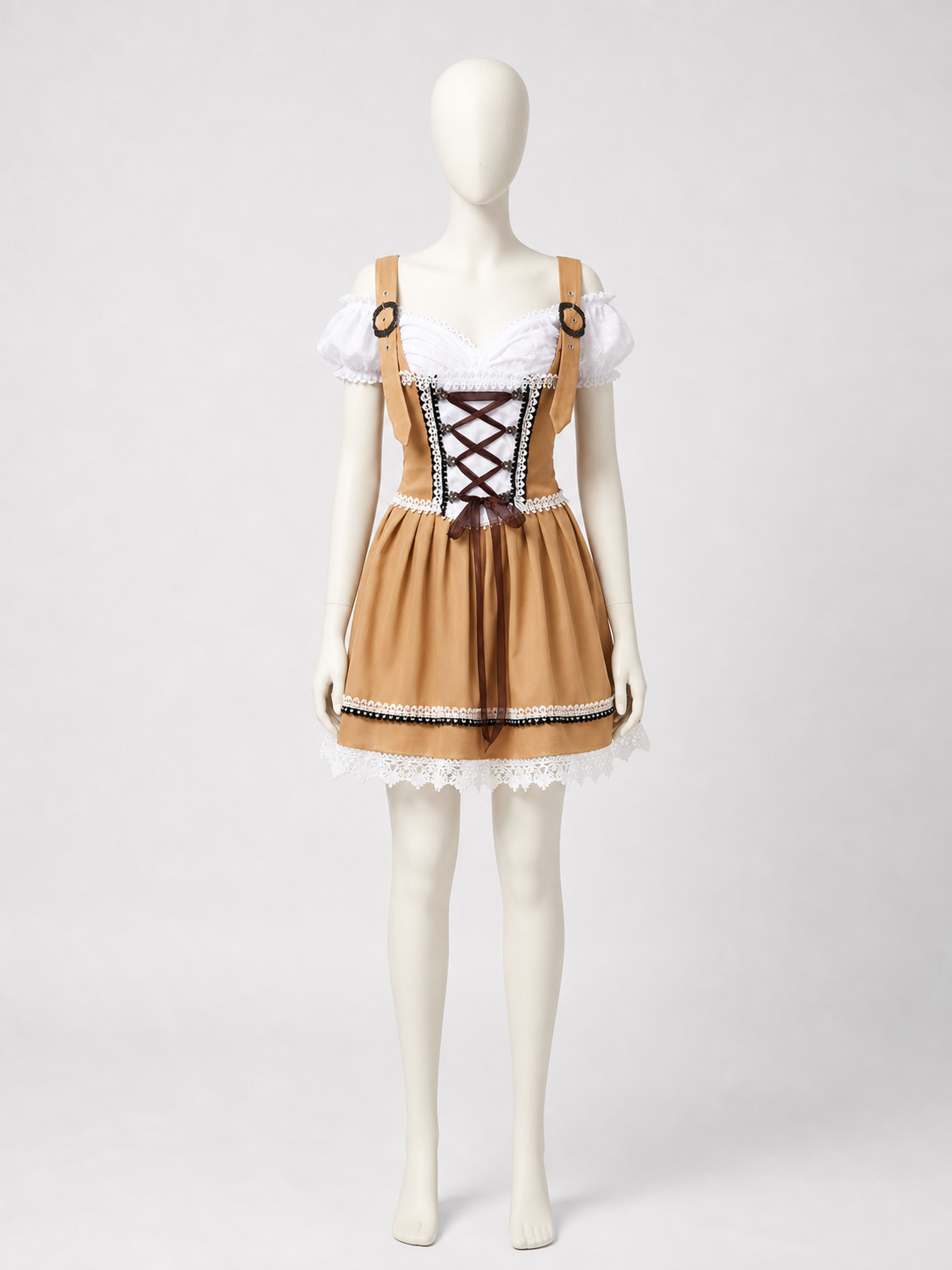 Historical-Style Ethnic Costume with Full Skirt