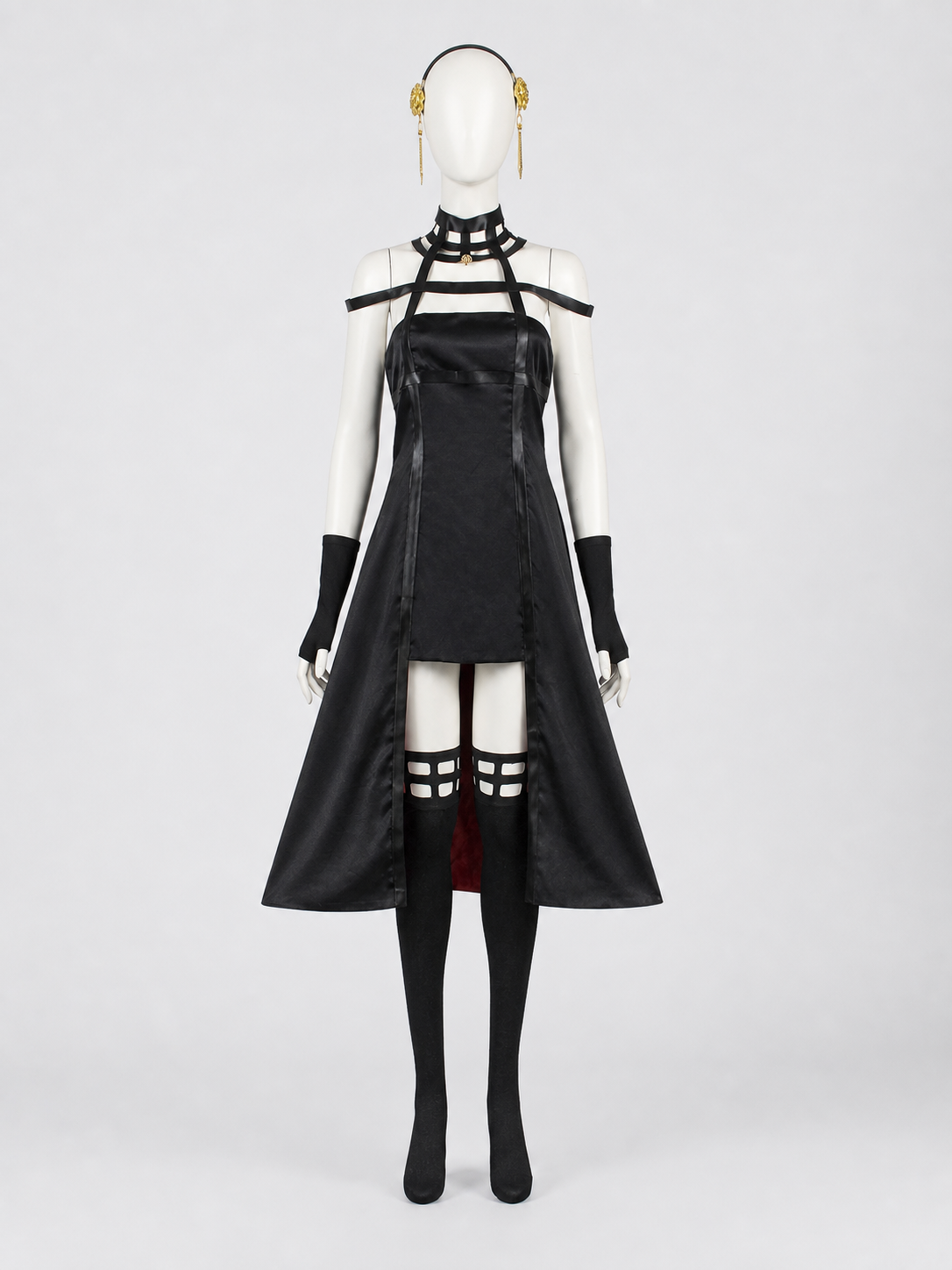 Yor Forger Spy x Family Cosplay Dress with Accessories Costume Dresses detail