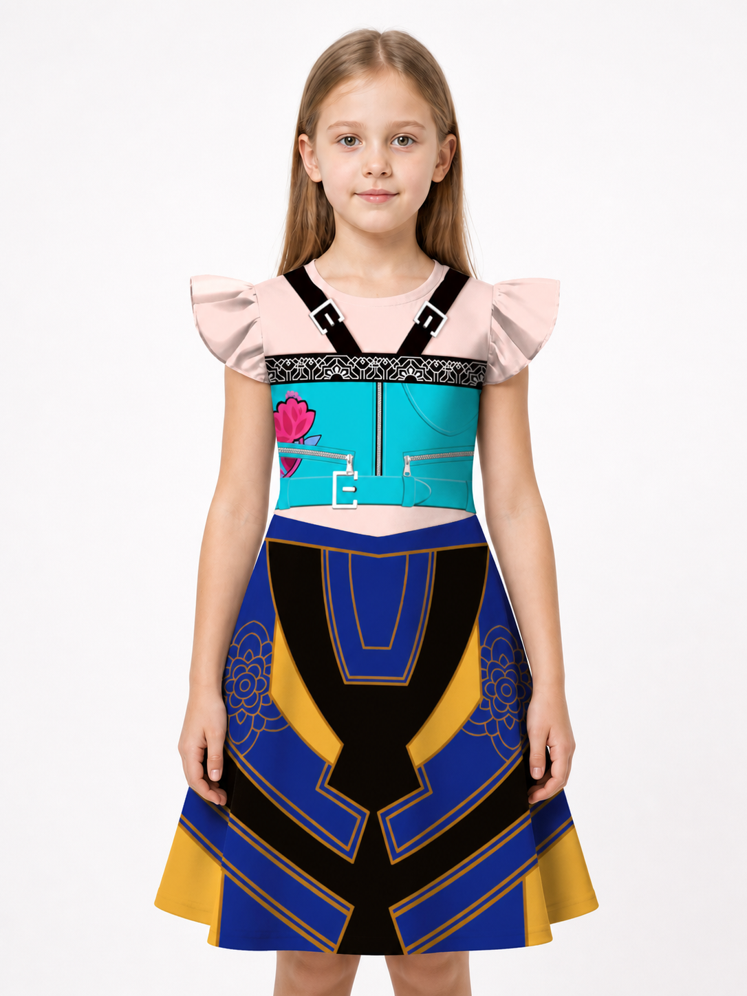 Halloween Printed Costume Dress