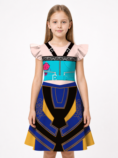 Halloween Printed Costume Dress