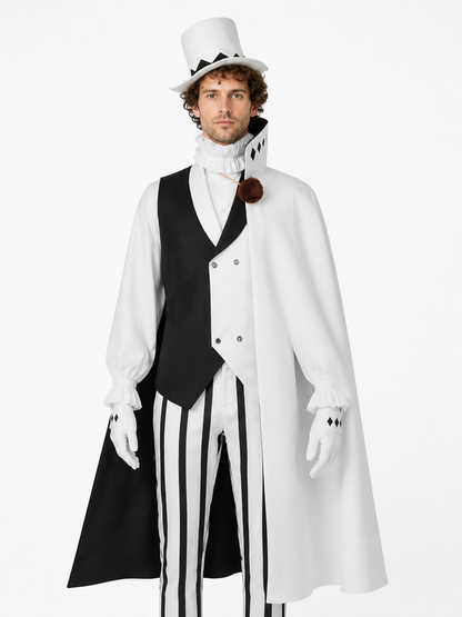 Nikolai Gogol Cosplay Costume with Cloak and Top Hat Costume Capes detail 3