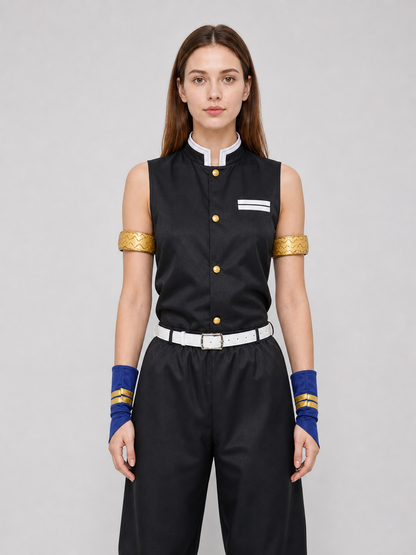 Uzui Tengen Cosplay Costume with Decorative Swords