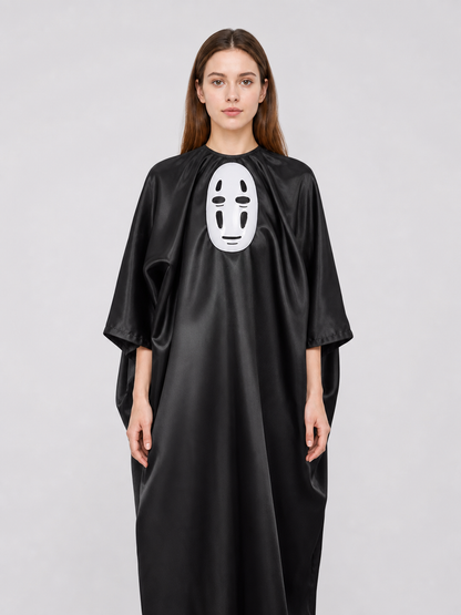 No-Face Costume with Hood, Mask, and Gloves