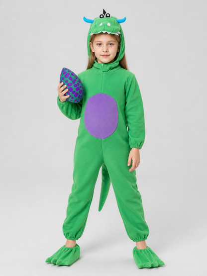 Dinosaur Costume for Children's Cosplay, Green Jumpsuit Costumes detail 3