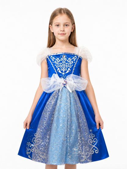 Princess Dress with Sequins and Bow for Parties Costume Dresses detail 3