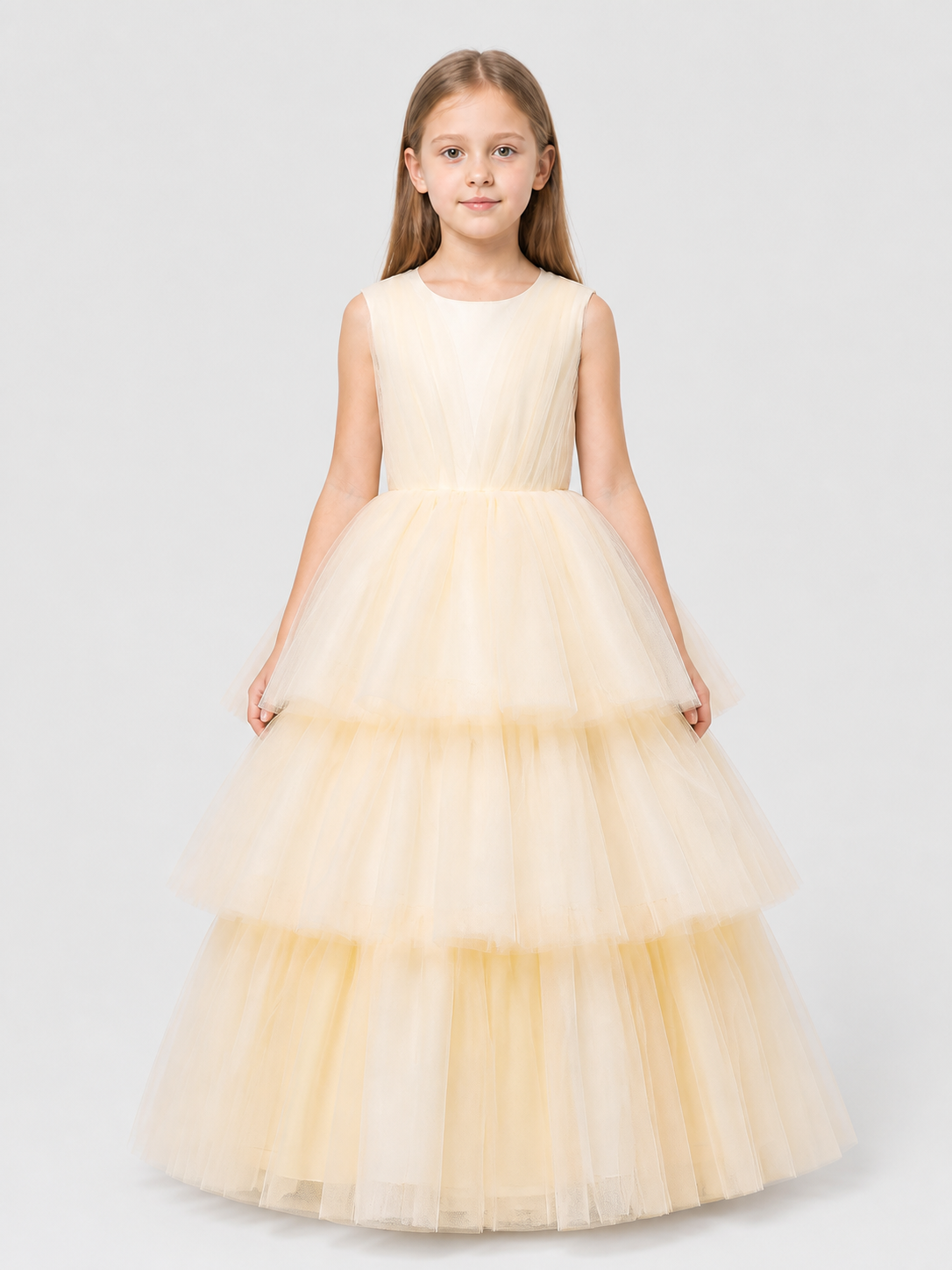 Full Tulle Princess Dress for Performances