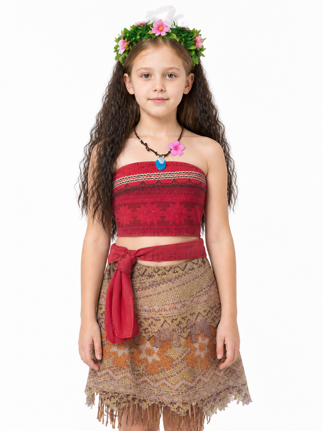 Moana Costume with Skirt and Accessories for Parties Costume Accessories detail 3