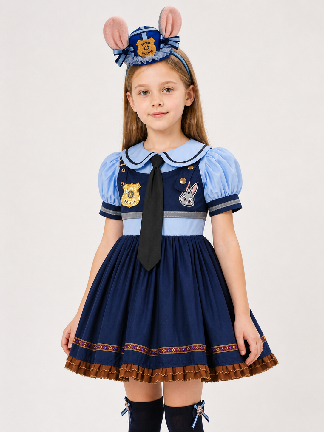 Halloween Police Bunny Costume