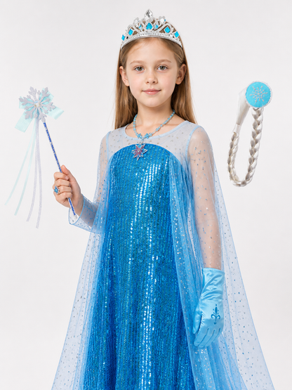 Snow Queen Costume for Halloween Costumes detail 2
