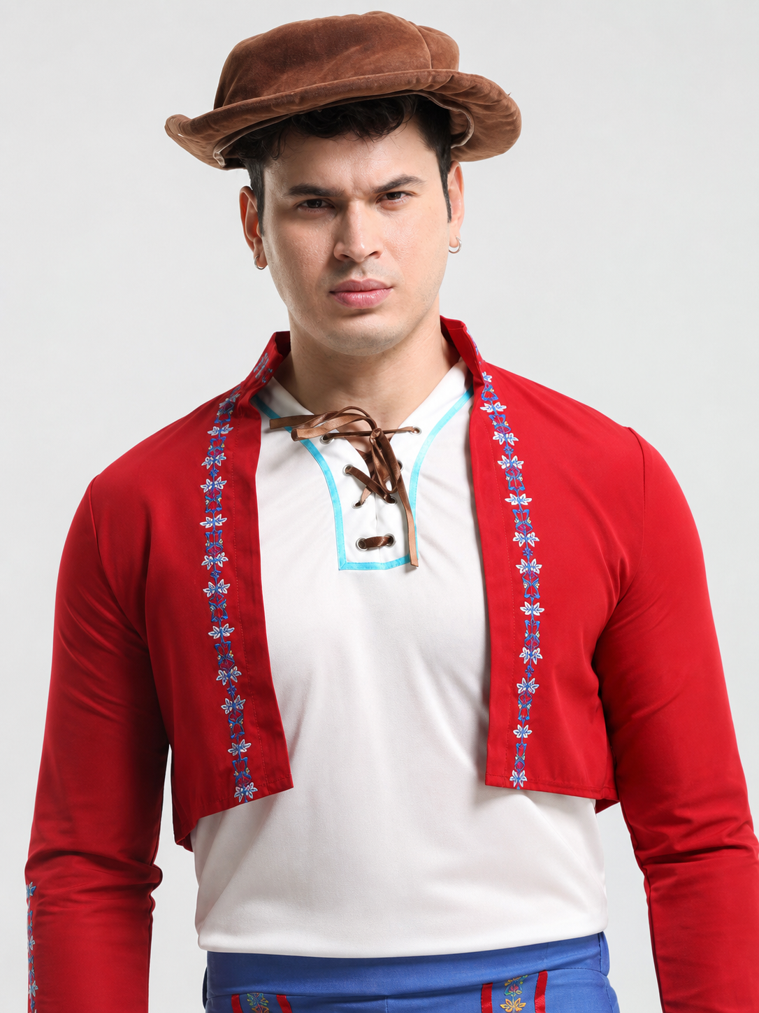 Historical Character Costume for Cosplay with Shorts