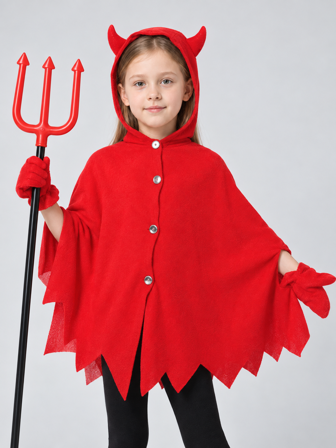 Children’s Carnival Costume with Hood and Horns product detail 2