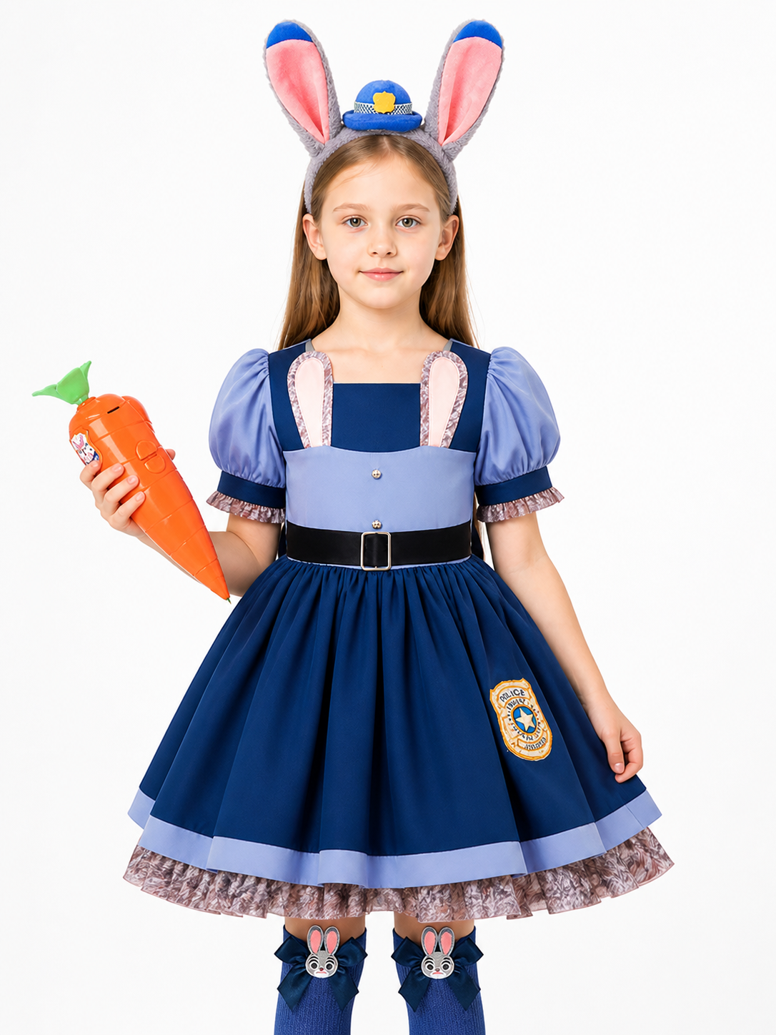 Children’s Rabbit Police Officer Costume with Accessories product detail 3