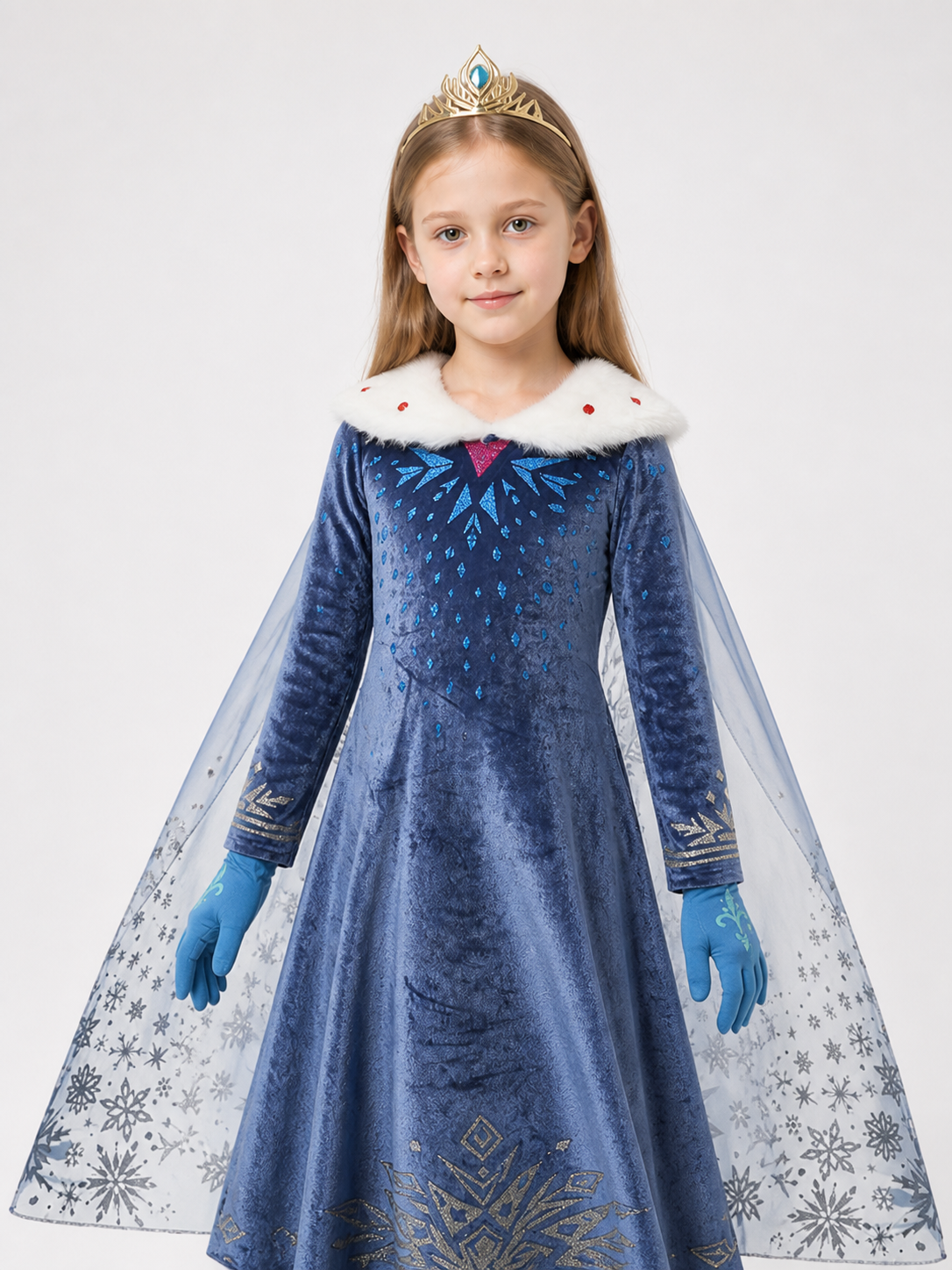 Snow Queen Costume for Halloween and Cosplay Costumes detail 2
