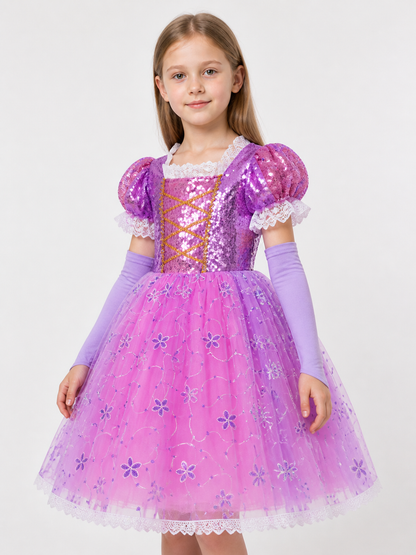 Purple and Pink Princess Halloween Costume