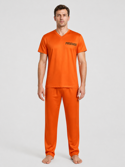 Orange Prisoner Costume for Cosplay, Set Costumes detail 3