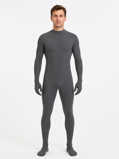 Solid-Color Zentai Bodysuit for Halloween and Dance Costumes detail 3