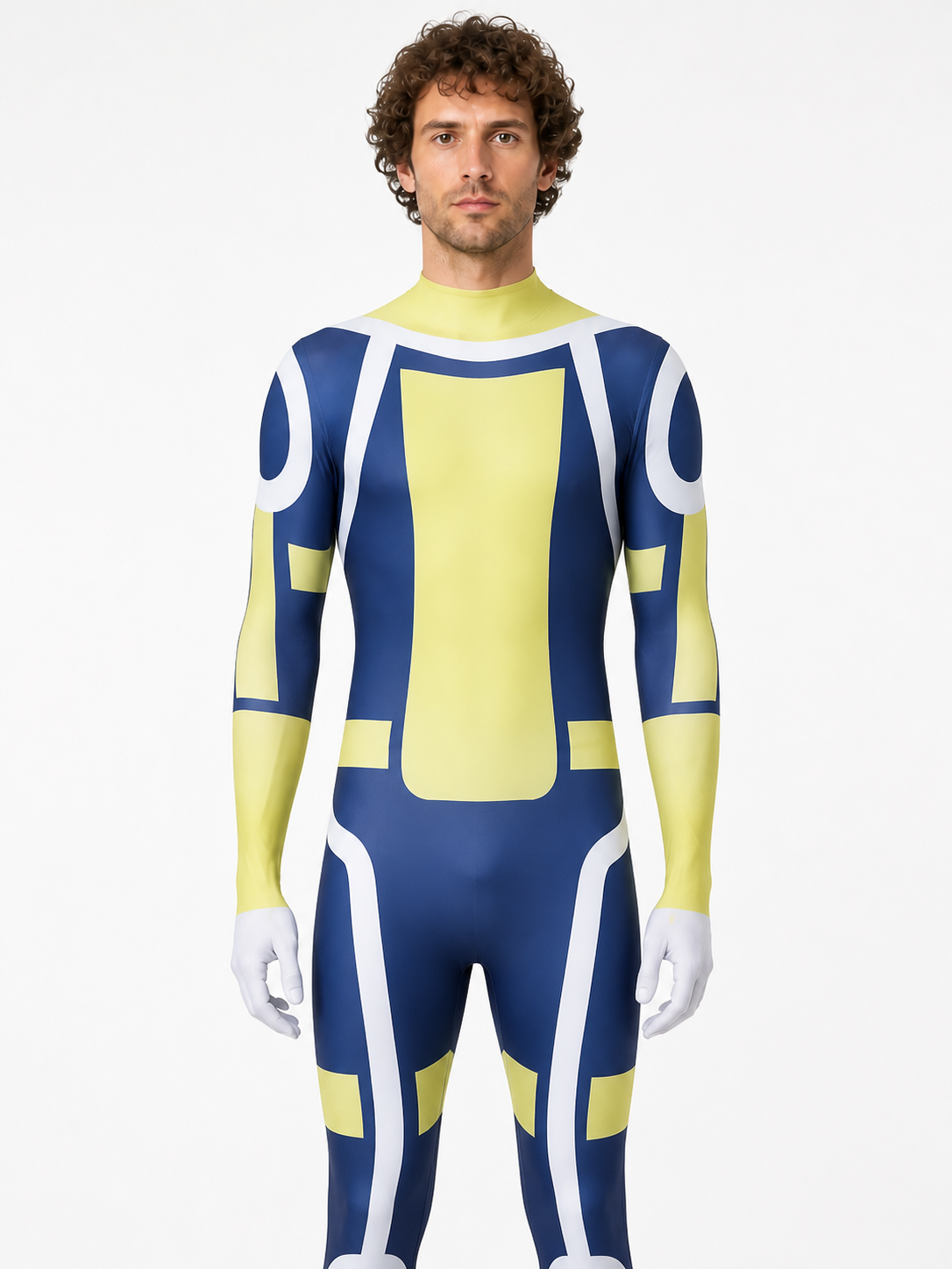 High-Collar Cosplay Jumpsuit Costumes detail 3