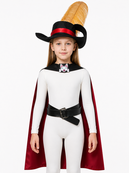 Puss in Boots Costume with Cape and Hat Costume Capes detail 3