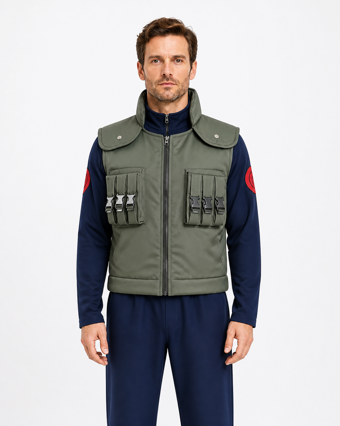 Kakashi Cosplay Costume with Vest and Pants Costumes detail 3