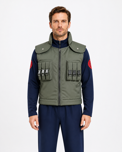 Kakashi Cosplay Costume with Vest and Pants Costumes detail 3