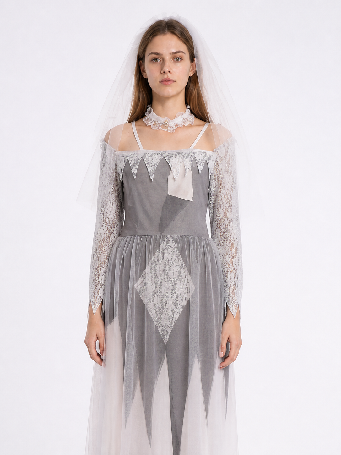 Halloween Costume: Dress and Veil
