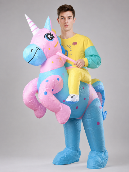 Inflatable Unicorn Costume for Carnival and Halloween