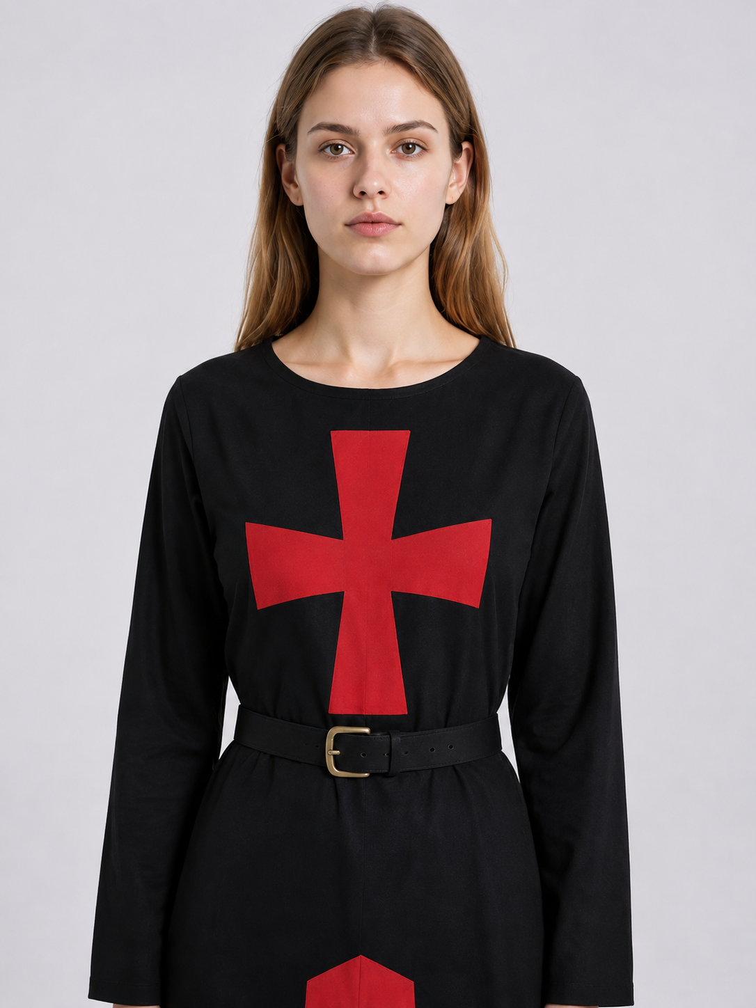 Medieval Knight Carnival Costume with a Red Cross Costumes detail 2