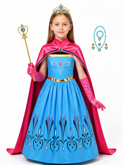 Children's Halloween costume with dress and cape Costume Dresses detail 3