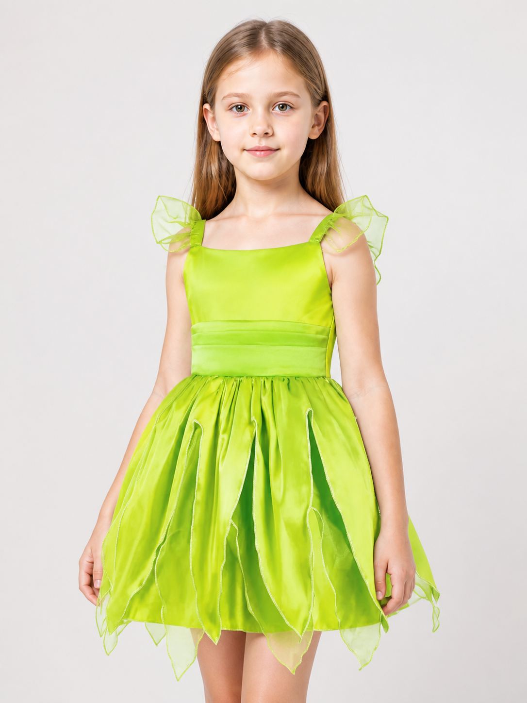 Bright Green Carnival Costume for Halloween and Cosplay Costumes detail 2