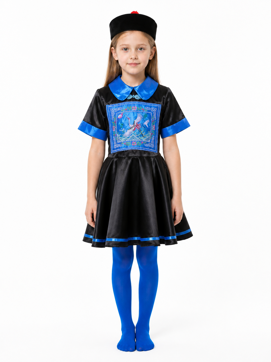 Zombie Costume: Dress with Blue Trim for Halloween Costume Dresses detail 3