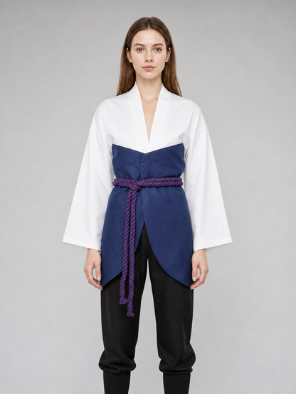 Sasuke Cosplay Costume: Jacket, Pants, and Accessories