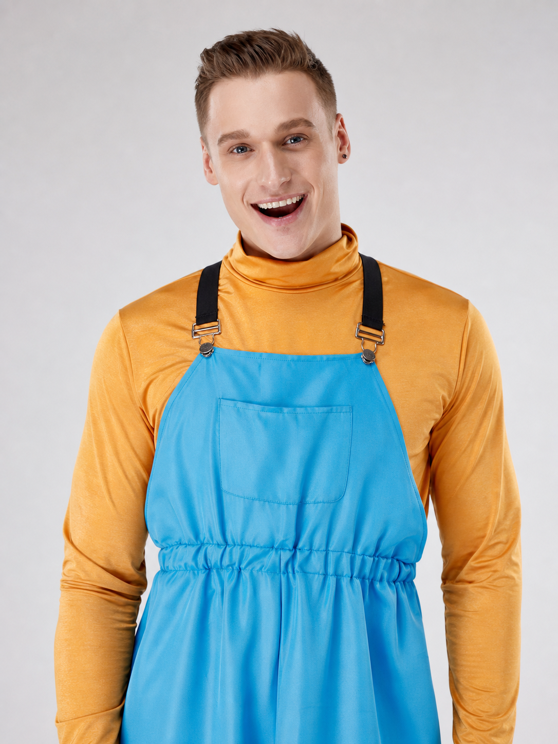 Blue Halloween Cosplay Bib Shorts