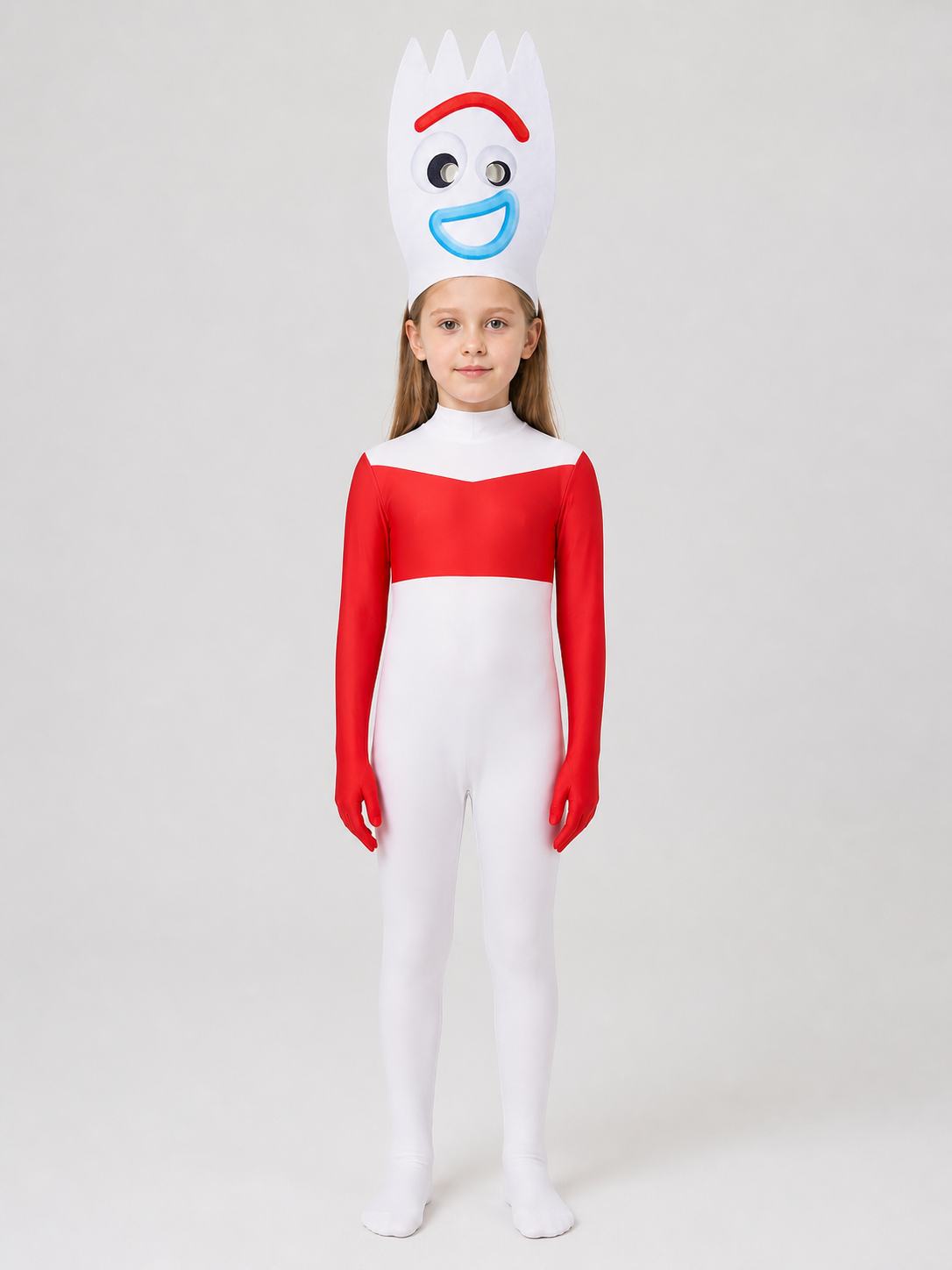 Forky Carnival Costume, One-Piece Jumpsuit Costumes detail 3