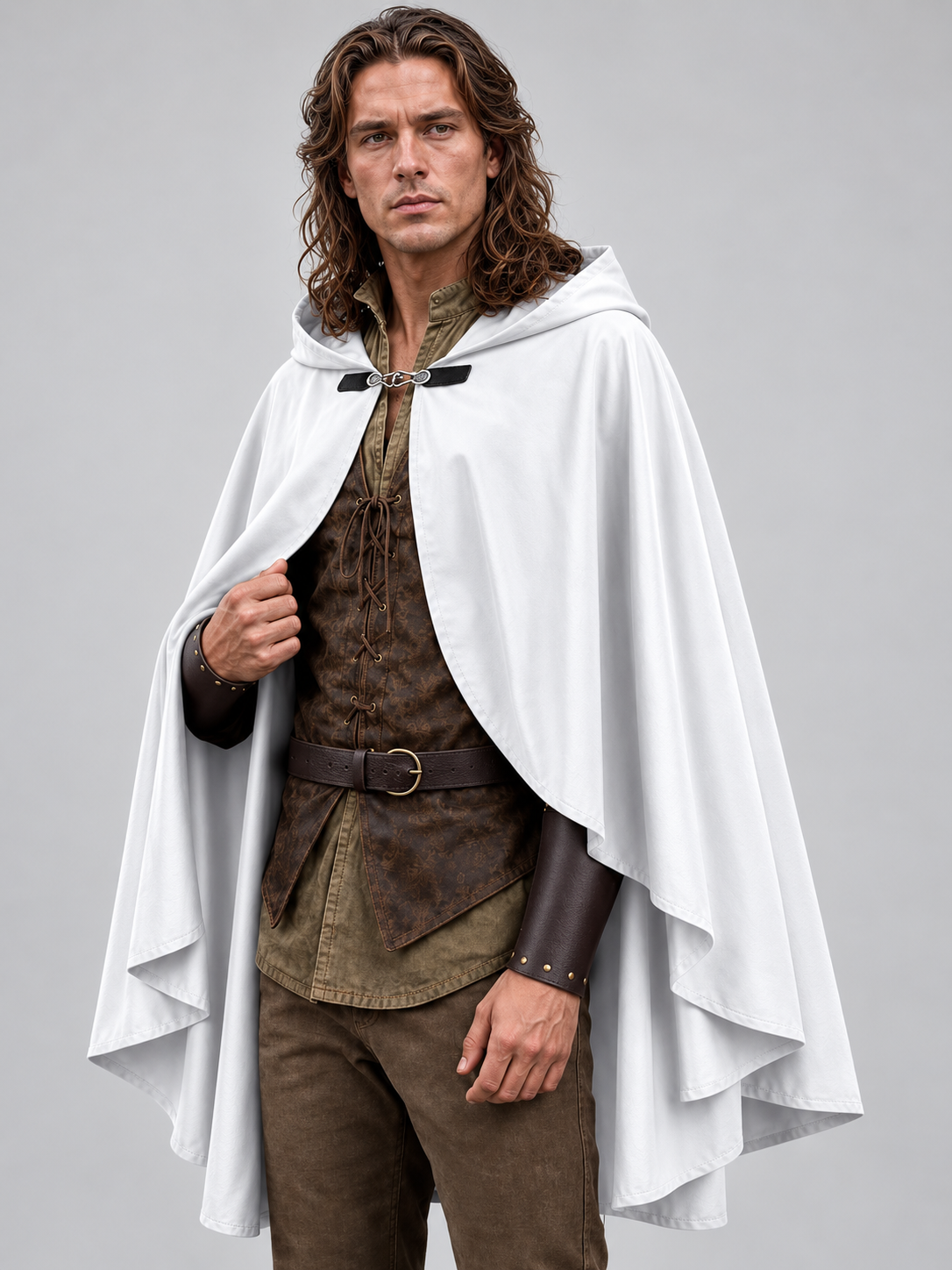 Product: sleeveless velvet cape