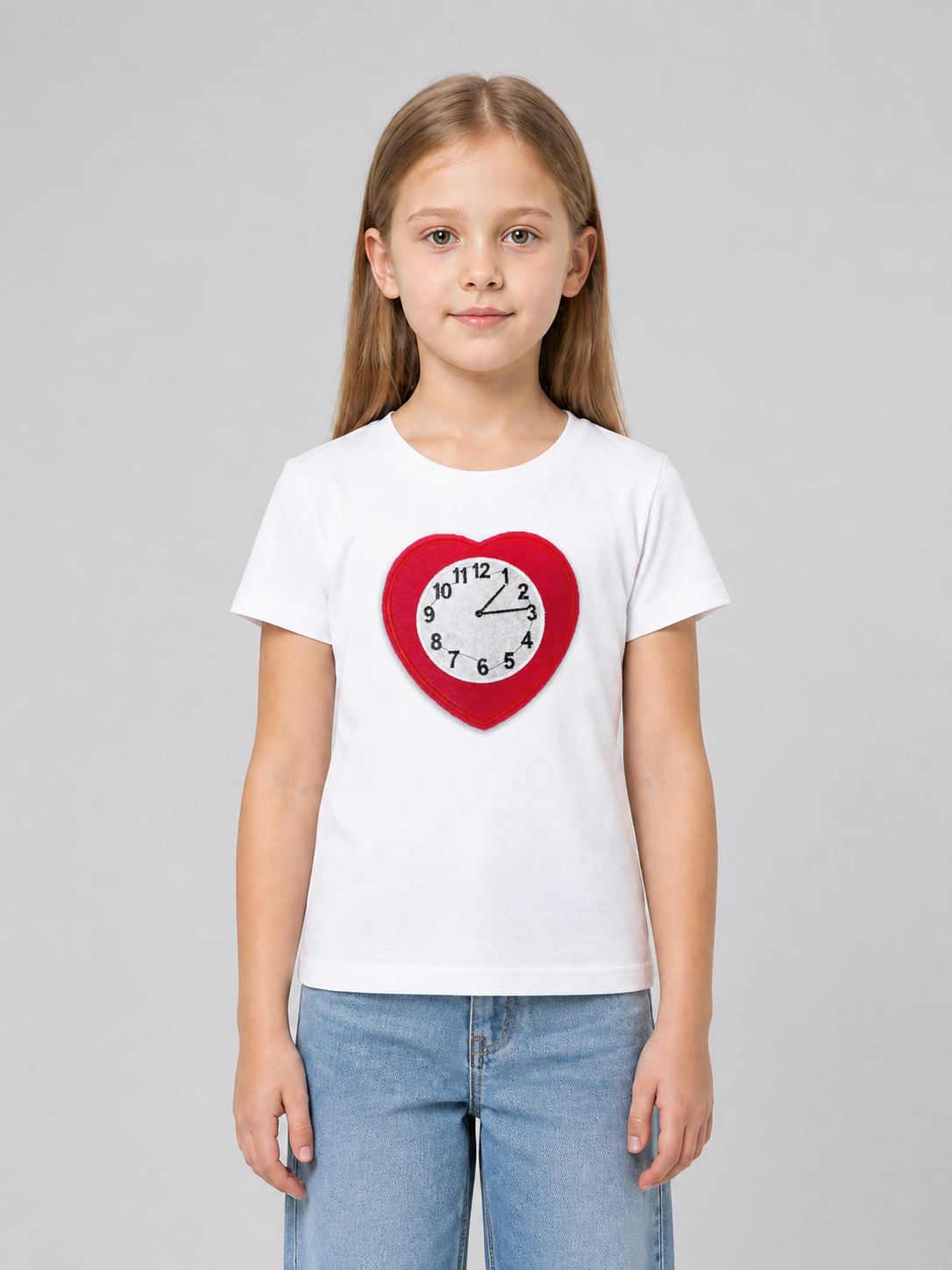 Heart-Shaped Decorative Clock with Clock Face product detail 3