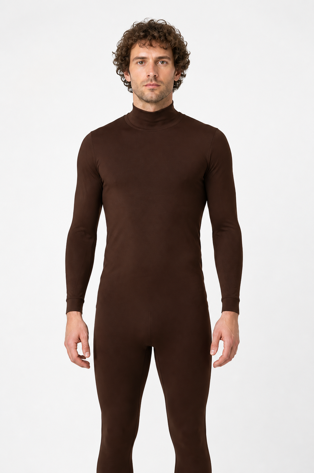 Form-Fitting Cosplay Jumpsuit with High Collar Costumes detail 3